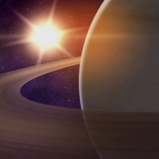 Planet Saturn CGI Animation